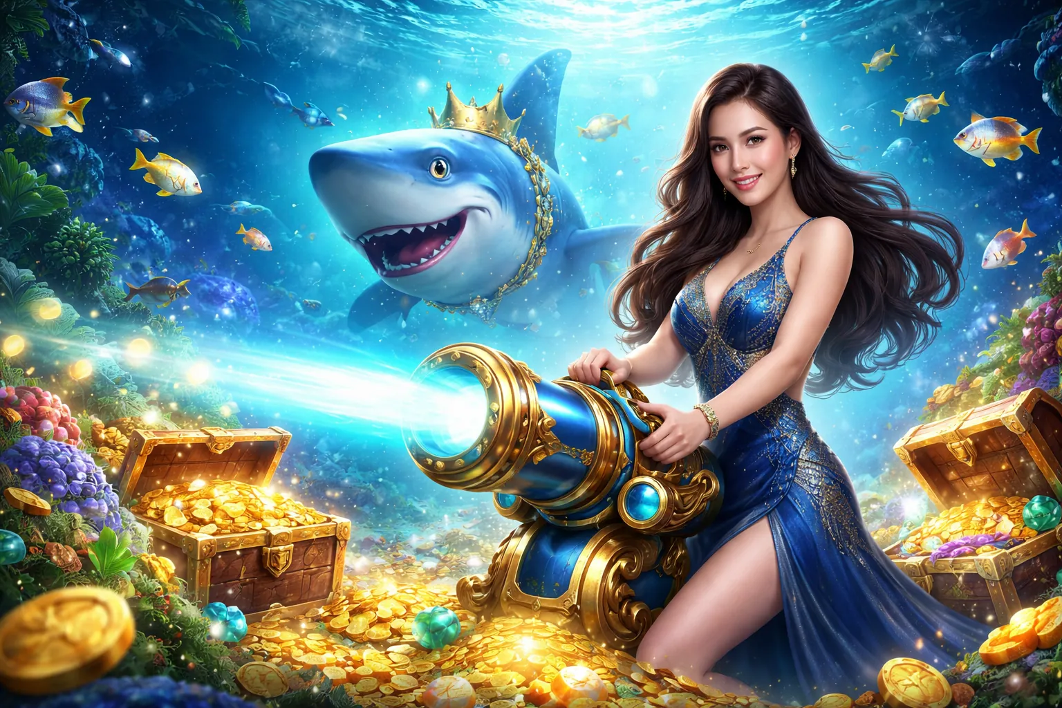 Hình nền Hack Kim Cương Bắn Cá Đổi Xu